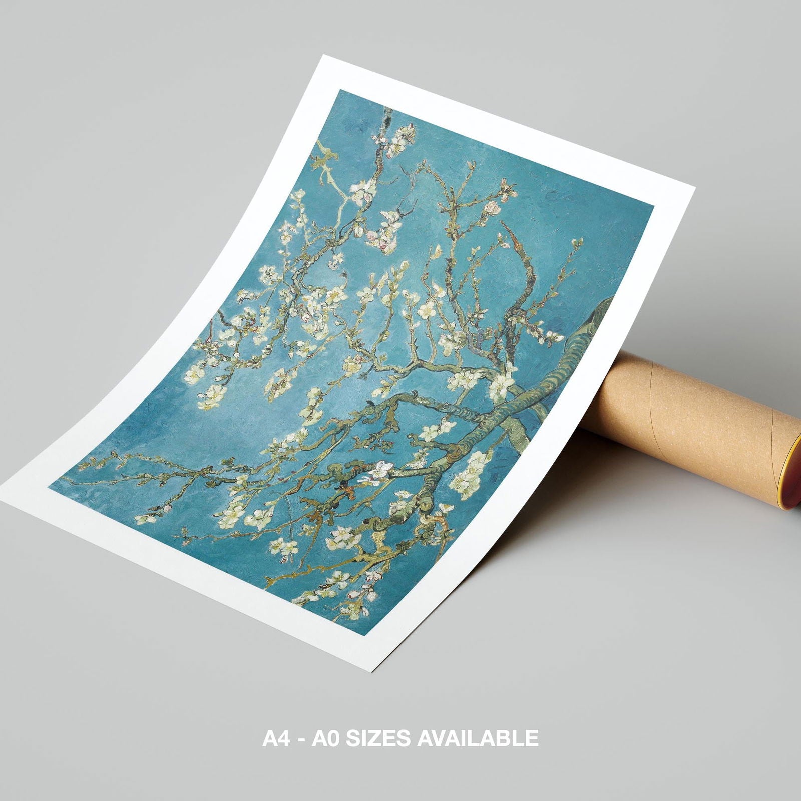 Almond Blossom - Vincent van Gogh - Rolled Poster Wall Art Print - House Prints
