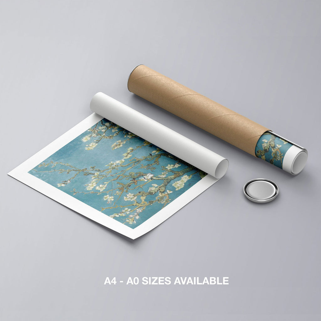Almond Blossom - Vincent van Gogh - Rolled Poster Wall Art Print | House Prints