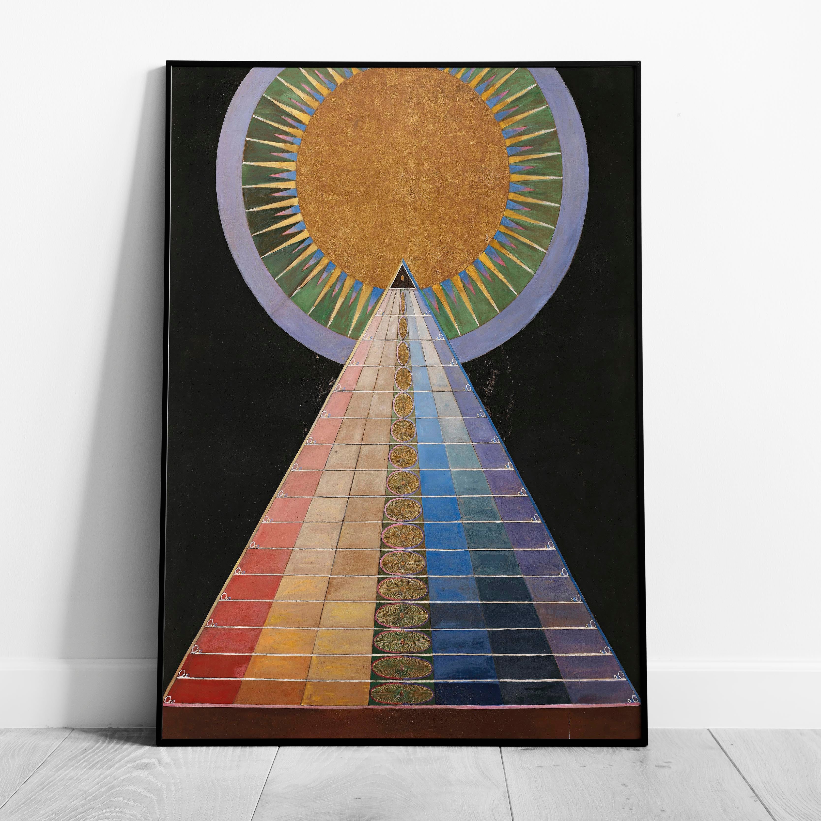 Altarpiece Abstract - Hilma af Klint - Rolled Poster Wall Art Print | House Prints