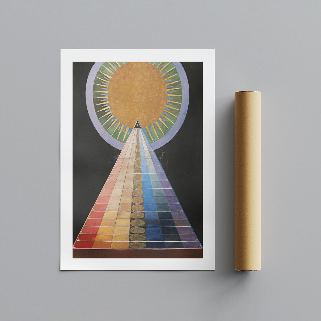 Altarpiece Abstract - Hilma af Klint - Rolled Poster Wall Art Print | House Prints