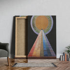 Altarpiece Abstract - Hilma af Klint - Framed Canvas Wall Art Print | House Prints