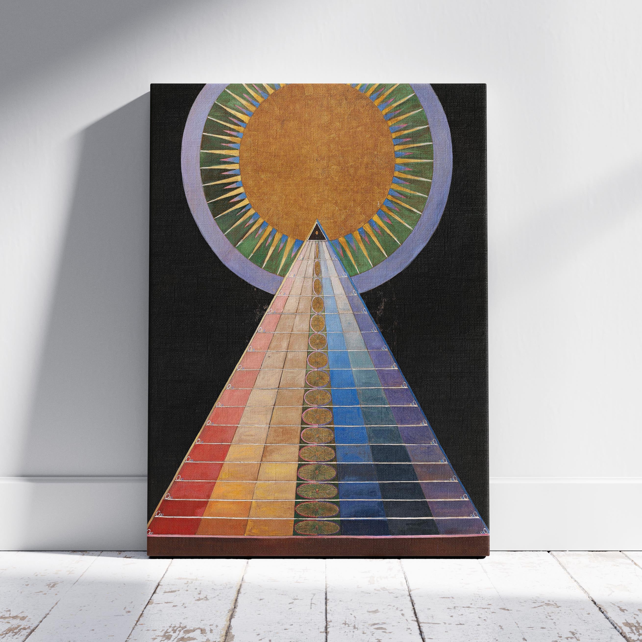 Altarpiece Abstract - Hilma af Klint - Framed Canvas Wall Art Print | House Prints