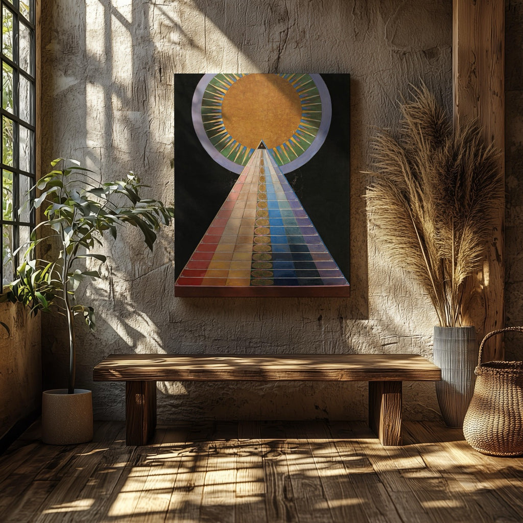 Altarpiece Abstract - Hilma af Klint - Framed Canvas Wall Art Print | House Prints