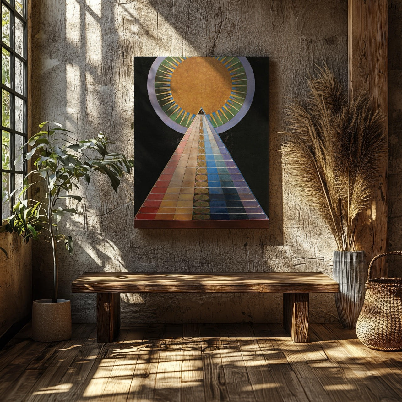 Altarpiece Abstract - Hilma af Klint - Framed Canvas Wall Art Print | House Prints