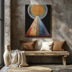 Altarpiece Abstract - Hilma af Klint - Framed Canvas Wall Art Print | House Prints