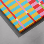 Bold Stripe Hype 1 - Seta Zakian - Framed Canvas Wall Art Print | House Prints