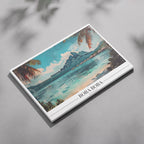 Bora Bora City World Travel - Framed Canvas Wall Art Print | House Prints