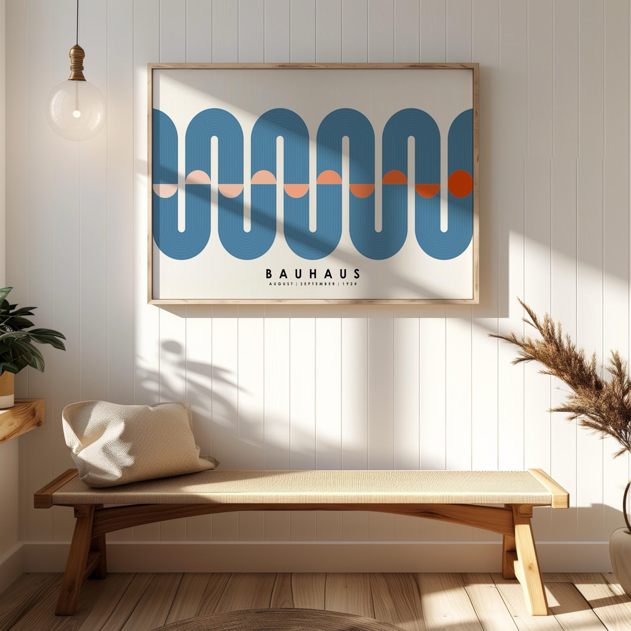 Blue Movement Bauhaus August September 1924 - Rolled Poster Wall Art Print | House Prints