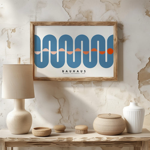 Blue Movement Bauhaus August September 1924 - Rolled Poster Wall Art Print | House Prints