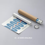 Blue Movement Bauhaus August September 1924 - Rolled Poster Wall Art Print | House Prints