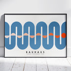 Blue Movement Bauhaus August September 1924 - Rolled Poster Wall Art Print | House Prints