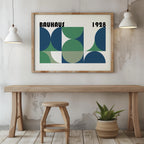 Abstract Bauhaus 1928 Geometric Shapes - Rolled Poster Wall Art Print | House Prints