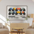 Bauhaus Ausstellung 1928 Abstract Geometry - Rolled Poster Wall Art Print | House Prints