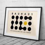 Bauhaus Ausstellung 1929 Abstract Dot Pattern - Rolled Poster Wall Art Print | House Prints