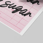 Be Your Own Daddy Pink Guest Check - Rolled Poster Wall Art Print