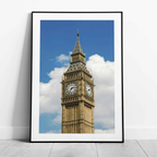 Big Ben & Blue Sky London City Travel - Rolled Poster Wall Art Print | House Prints
