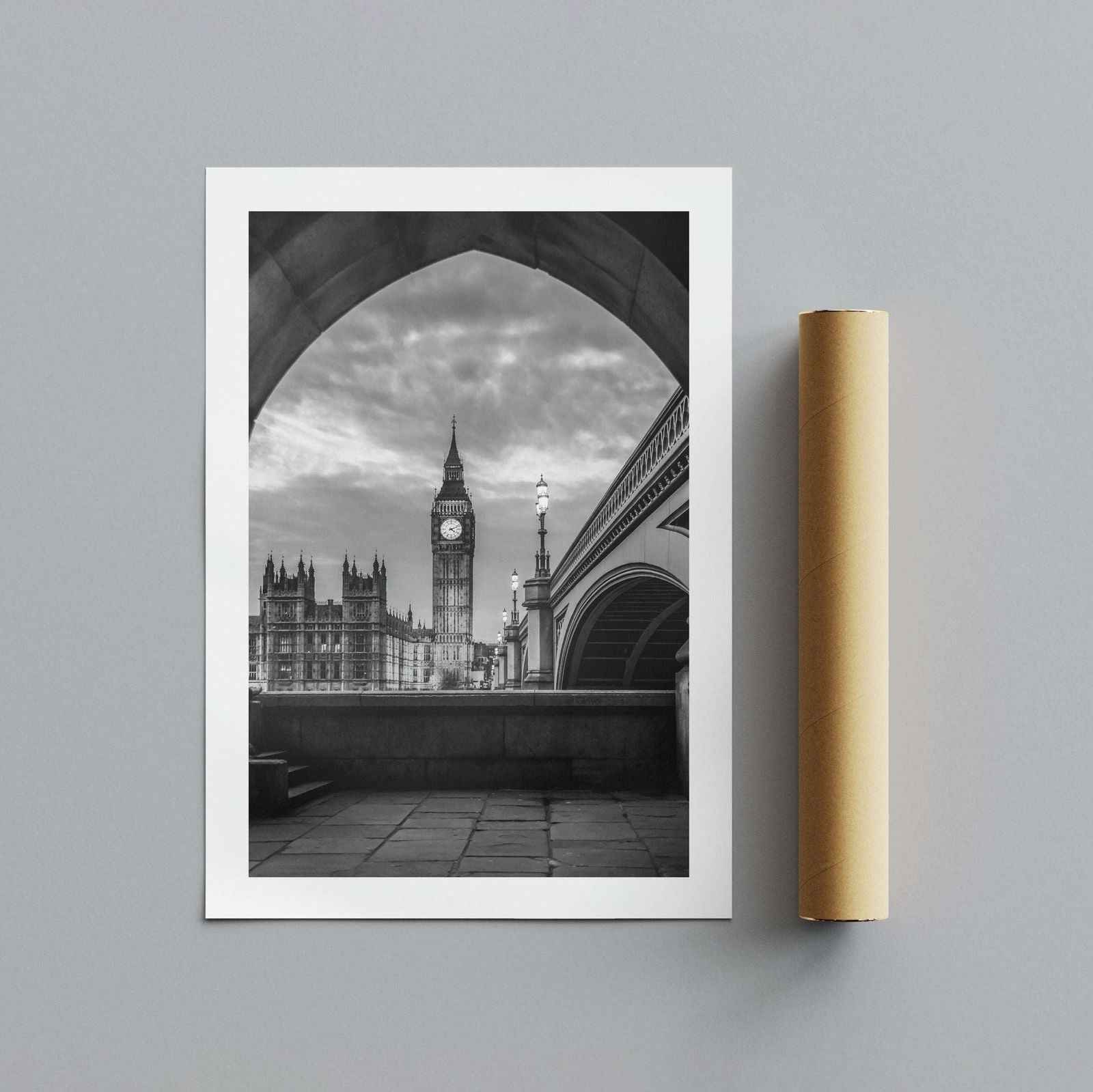 Big Ben in London City - Rolled Poster Wall Art Print | House Prints