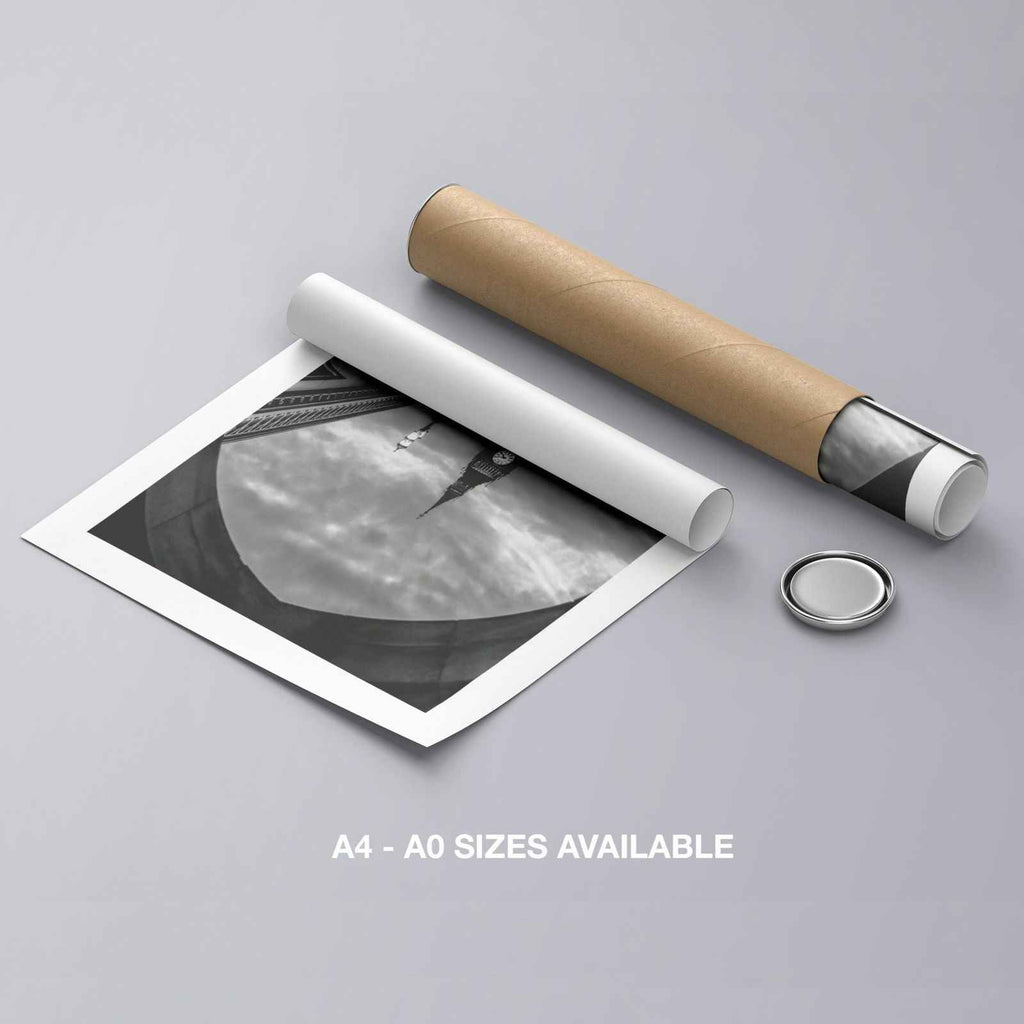 Big Ben in London City - Rolled Poster Wall Art Print | House Prints