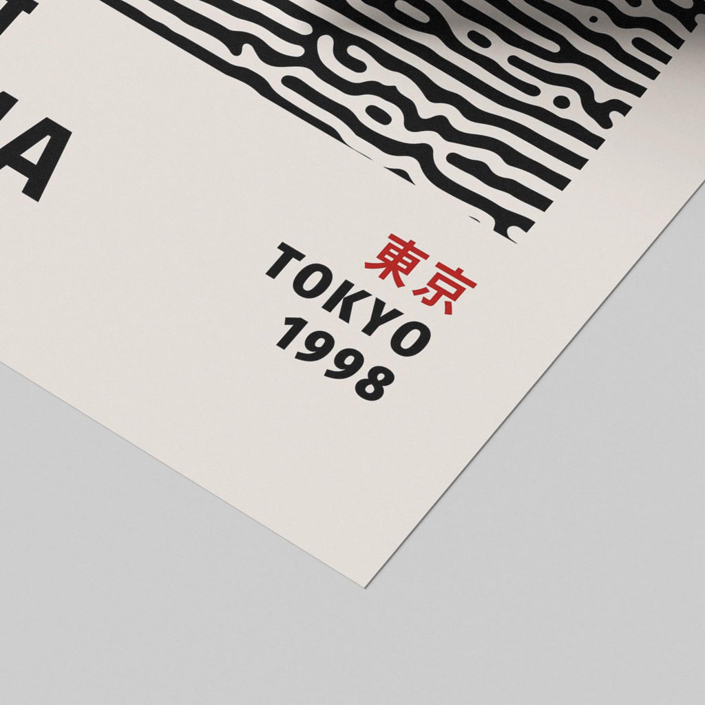 Black Lines Tokyo 1998 - Yayoi Kusama - Rolled Poster Wall Art Print