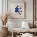 Blue Figure & Botanical Papiers Découpés - Henri Matisse - Rolled Poster Wall Art Print | House Prints