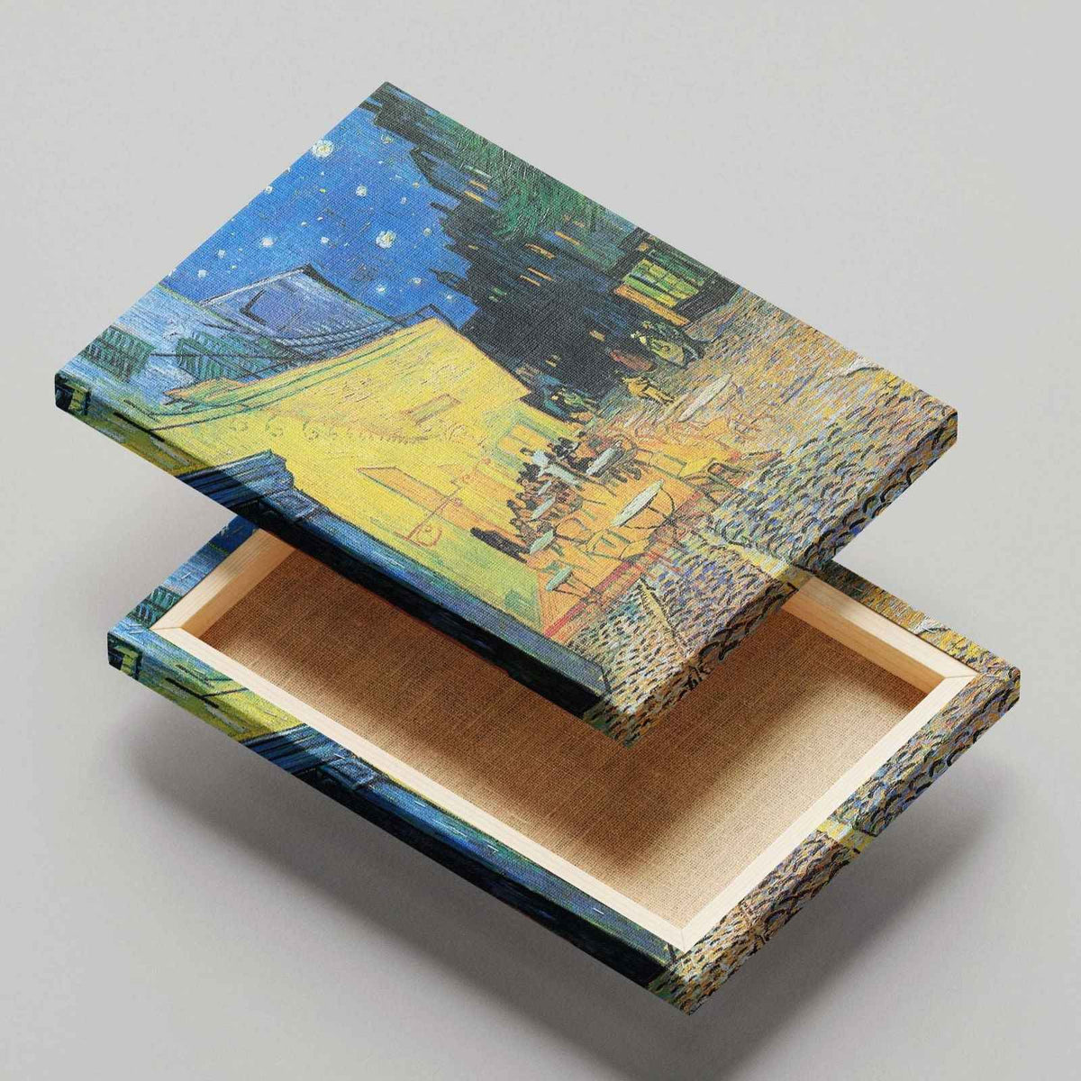 Cafe Terrace at Night - Vincent van Gogh - Framed Canvas Wall Art Print | House Prints