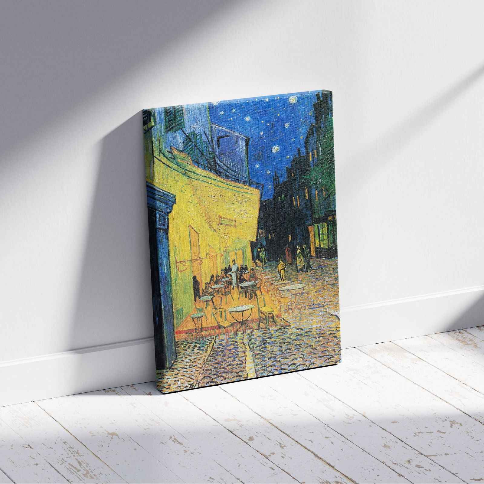 Cafe Terrace at Night - Vincent van Gogh - Framed Canvas Wall Art Print | House Prints