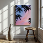 California Sunset & Lavender Skies - Framed Canvas Wall Art Print | House Prints