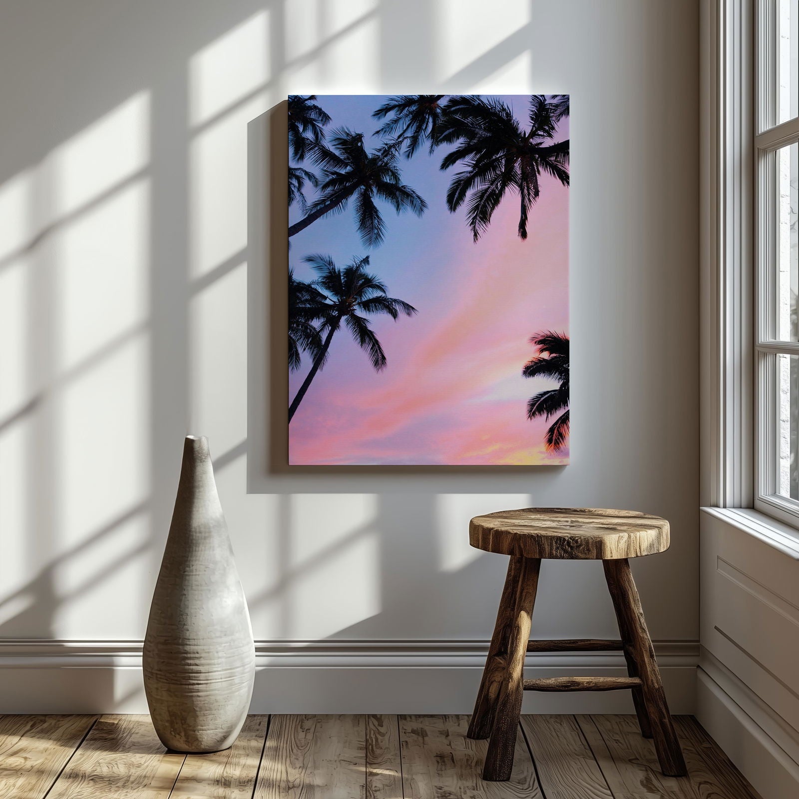 California Sunset & Lavender Skies - Framed Canvas Wall Art Print | House Prints