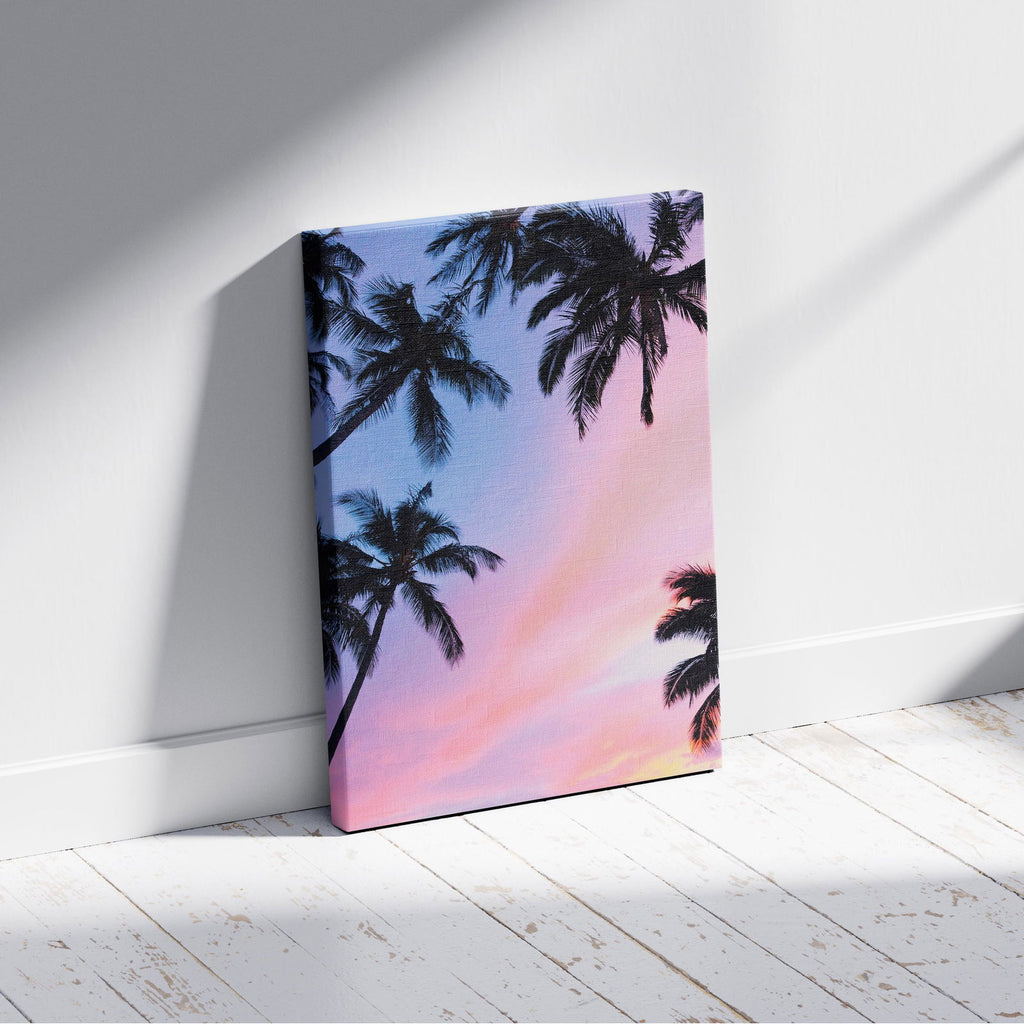 California Sunset & Lavender Skies - Framed Canvas Wall Art Print | House Prints