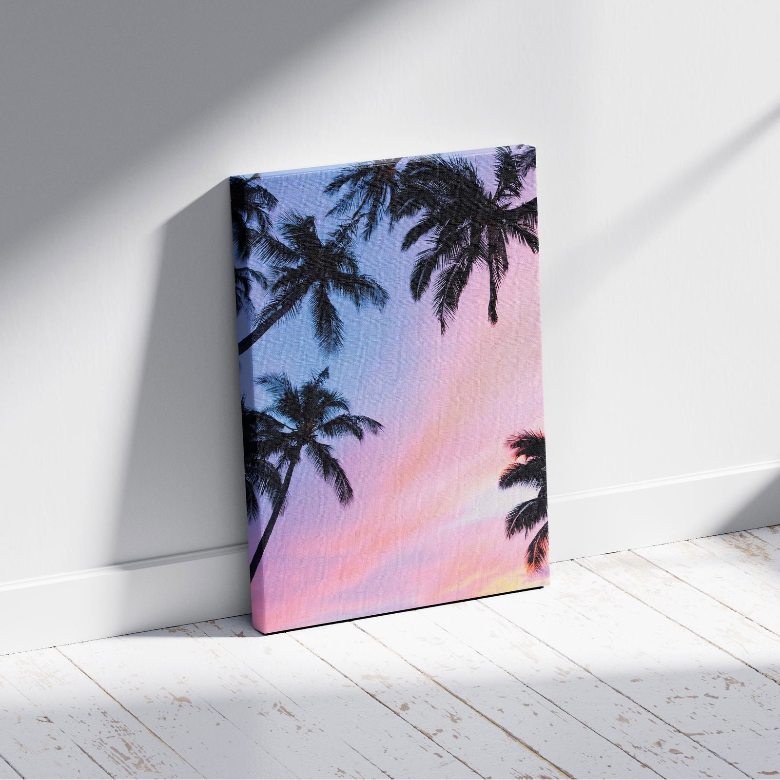 California Sunset & Lavender Skies - Framed Canvas Wall Art Print | House Prints