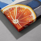 Orange Citrus Symphony in the Sunlight - Framed Canvas Wall Art Print | House Prints