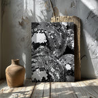 Classic Silver Party Disco Balls - Framed Canvas Wall Art Print | House Prints