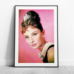 Classic Audrey Hepburn Vintage Portrait - Rolled Poster Wall Art Print | House Prints