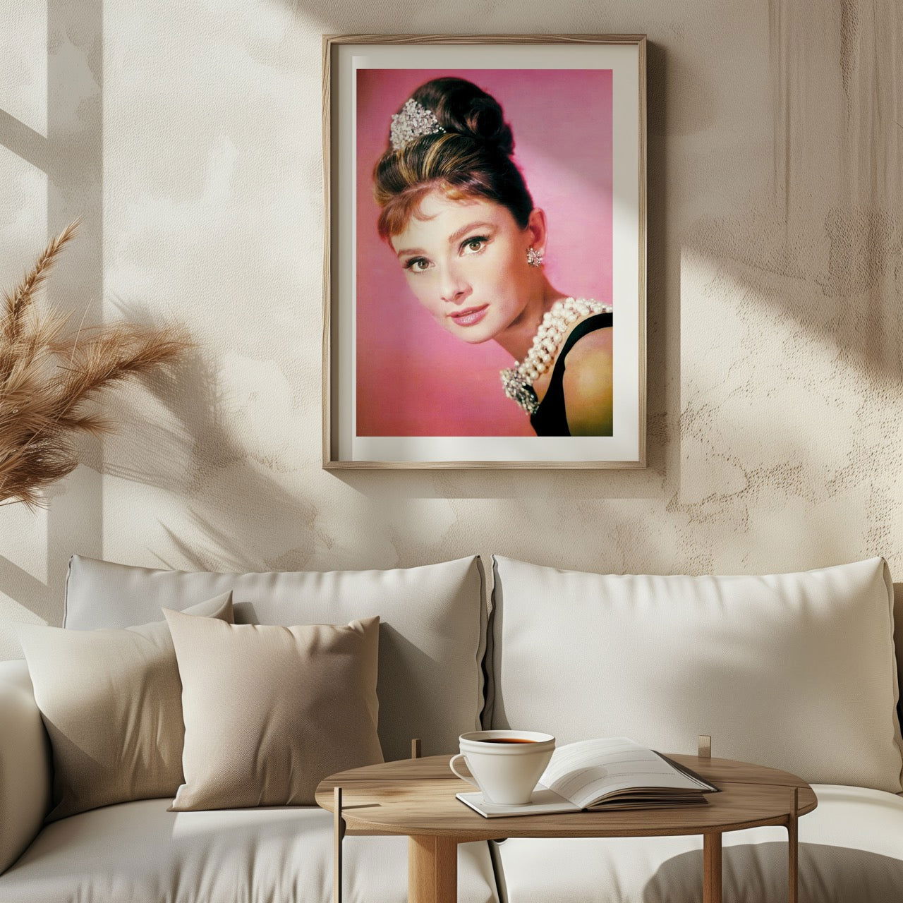 Classic Audrey Hepburn Vintage Portrait  - Rolled Poster Wall Art Print - House Prints