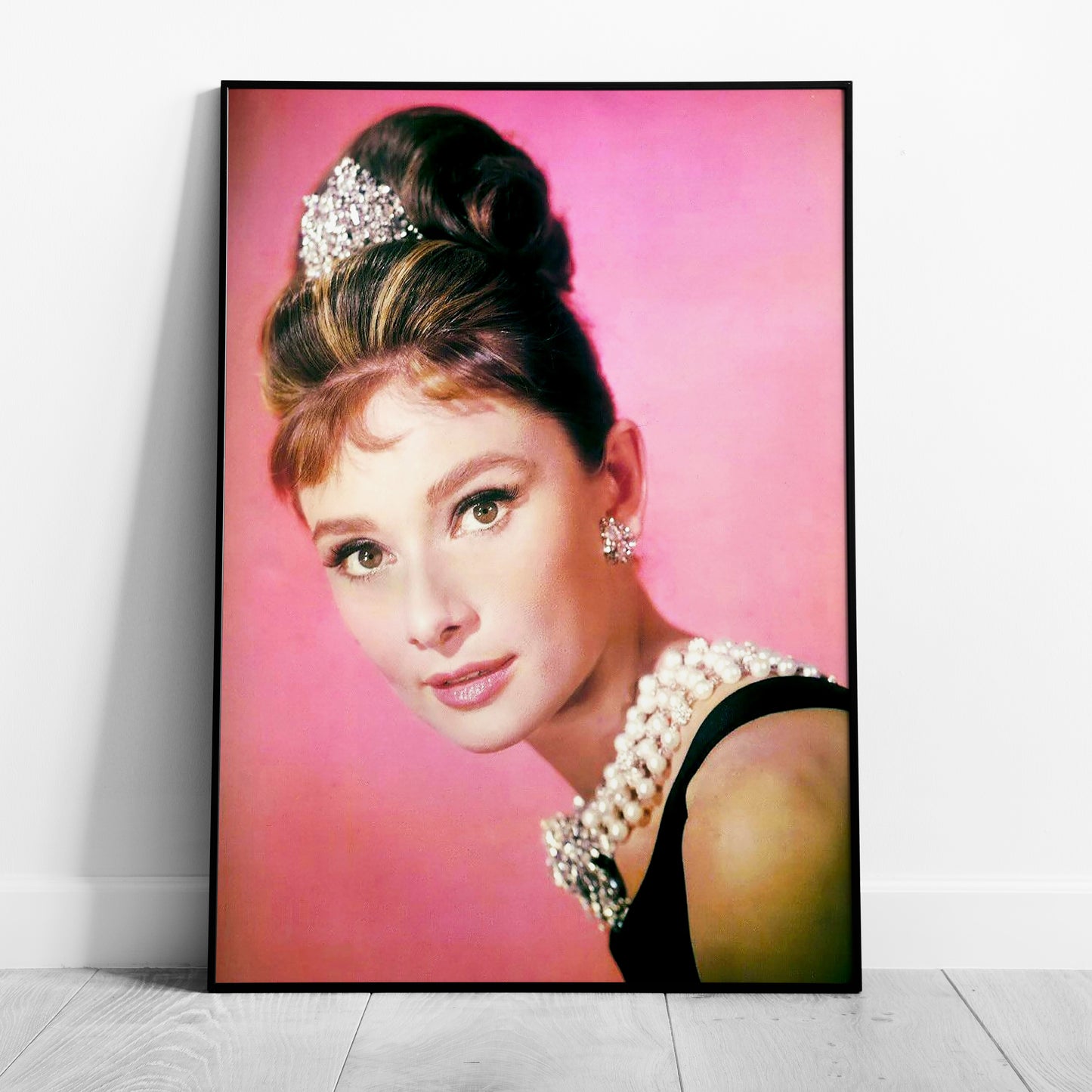 Classic Audrey Hepburn Vintage Portrait  - Rolled Poster Wall Art Print - House Prints