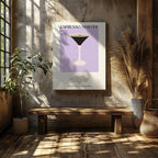 Retro Chic Espresso Martini Recipe - Framed Canvas Wall Art Print | House Prints