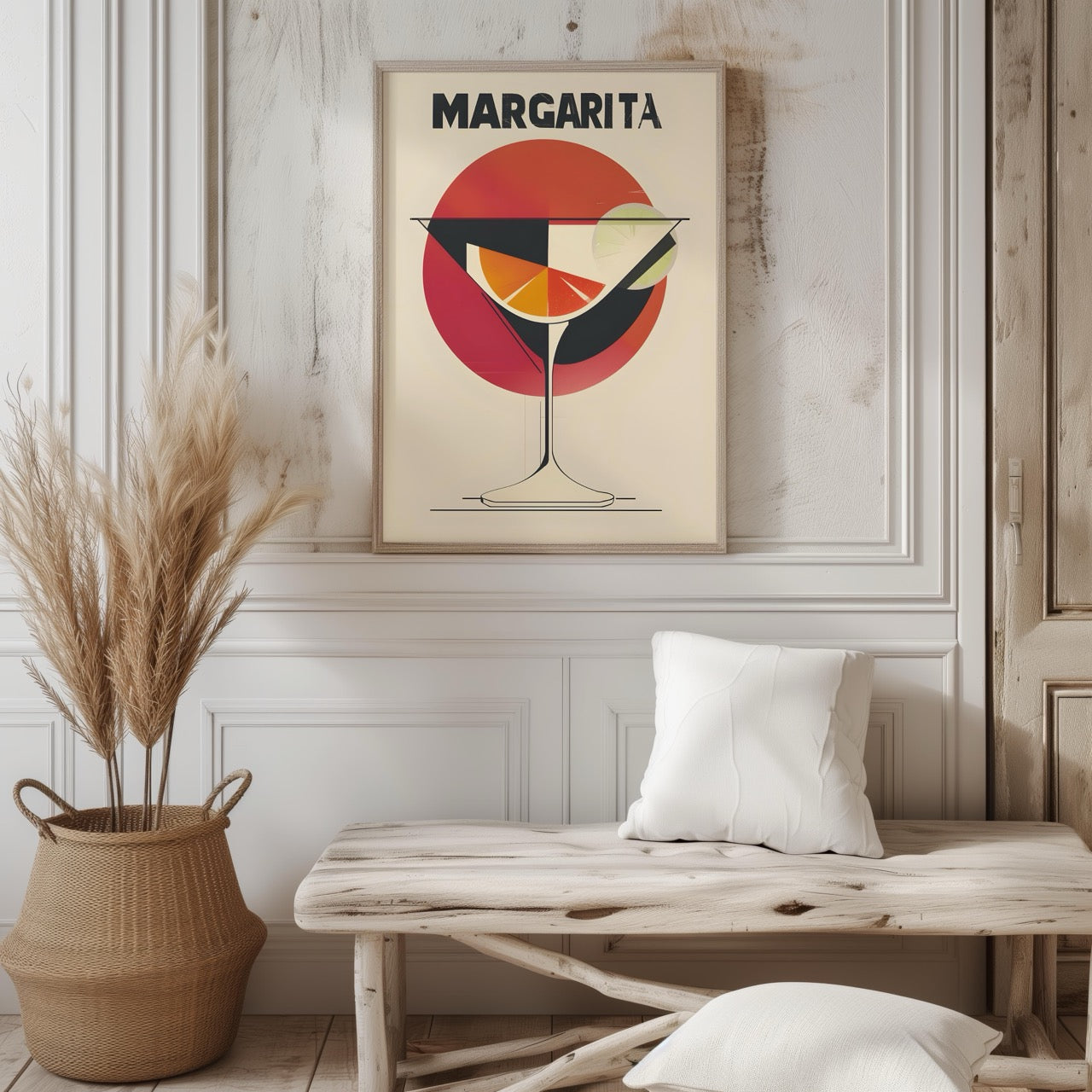 Sunset Red Margarita Cocktail Drink - Rolled Poster Wall Art Print | House Prints