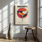 Sunset Red Margarita Cocktail Drink - Framed Canvas Wall Art Print | House Prints