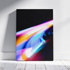 Colour Trails in Motion - Framed Canvas Wall Art Print | House Prints