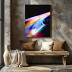 Colour Trails in Motion - Framed Canvas Wall Art Print | House Prints