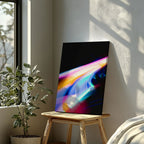 Colour Trails in Motion - Framed Canvas Wall Art Print | House Prints
