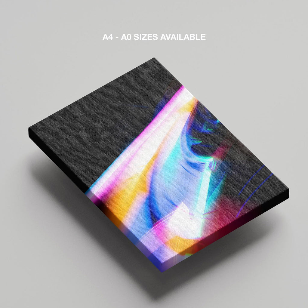 Colour Trails in Motion - Framed Canvas Wall Art Print | House Prints