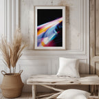 Colour Trails in Motion - Rolled Poster Wall Art Print | House Prints