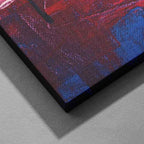 Colourful Abstract Geometric Harmony - Framed Canvas Wall Art Print | House Prints