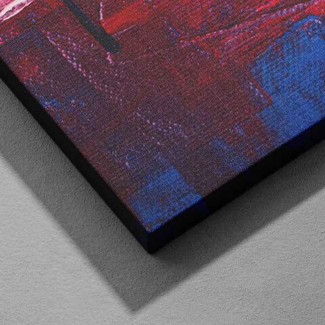 Colourful Abstract Geometric Harmony - Framed Canvas Wall Art Print | House Prints