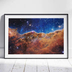 Cosmic Cliffs James Web Space Telescope - Rolled Poster Wall Art Print | House Prints