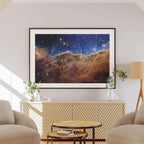 Cosmic Cliffs James Web Space Telescope - Rolled Poster Wall Art Print | House Prints
