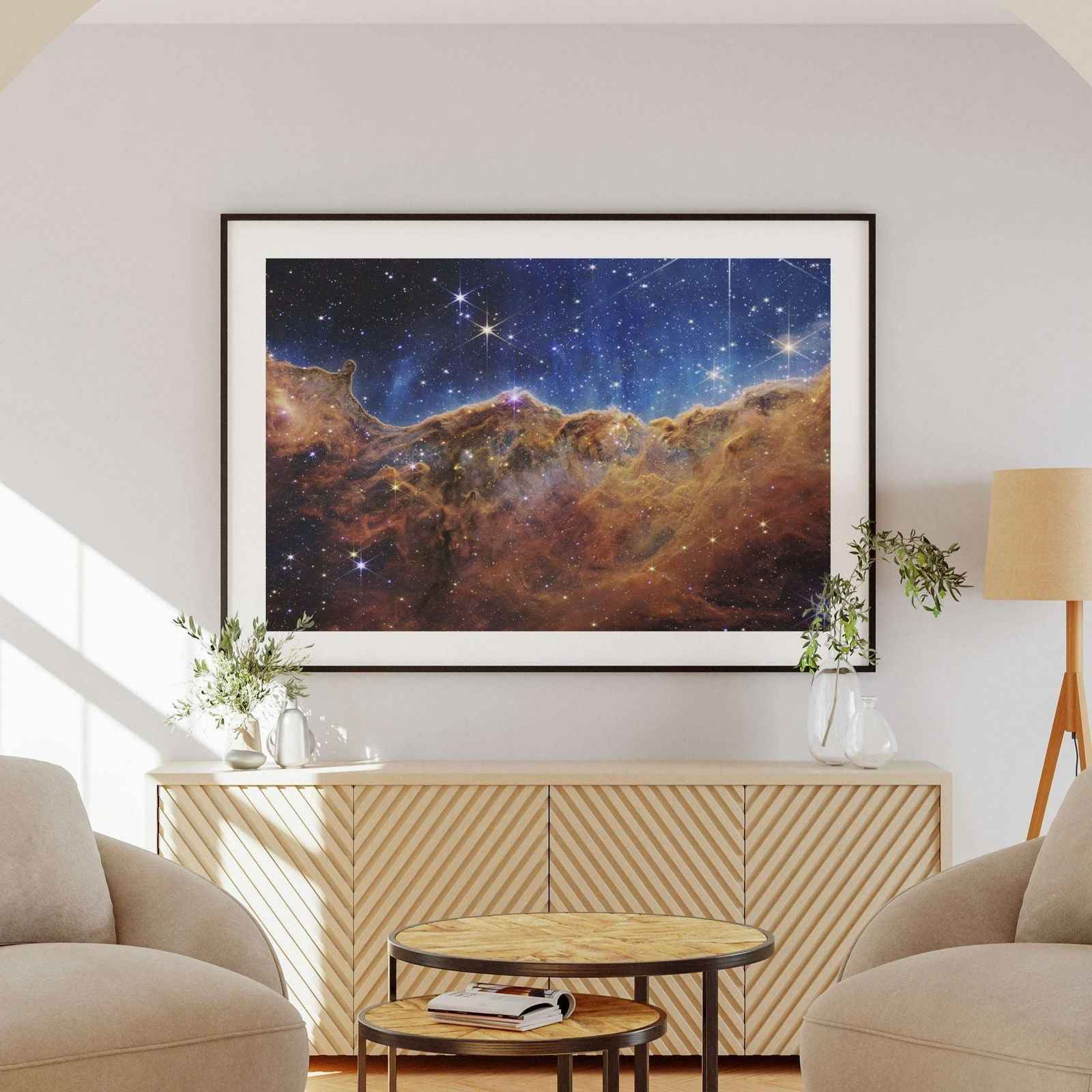 Cosmic Cliffs James Web Space Telescope - Rolled Poster Wall Art Print - House Prints