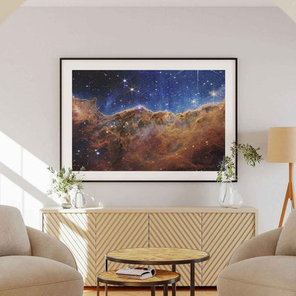 Cosmic Cliffs James Web Space Telescope - Rolled Poster Wall Art Print - House Prints