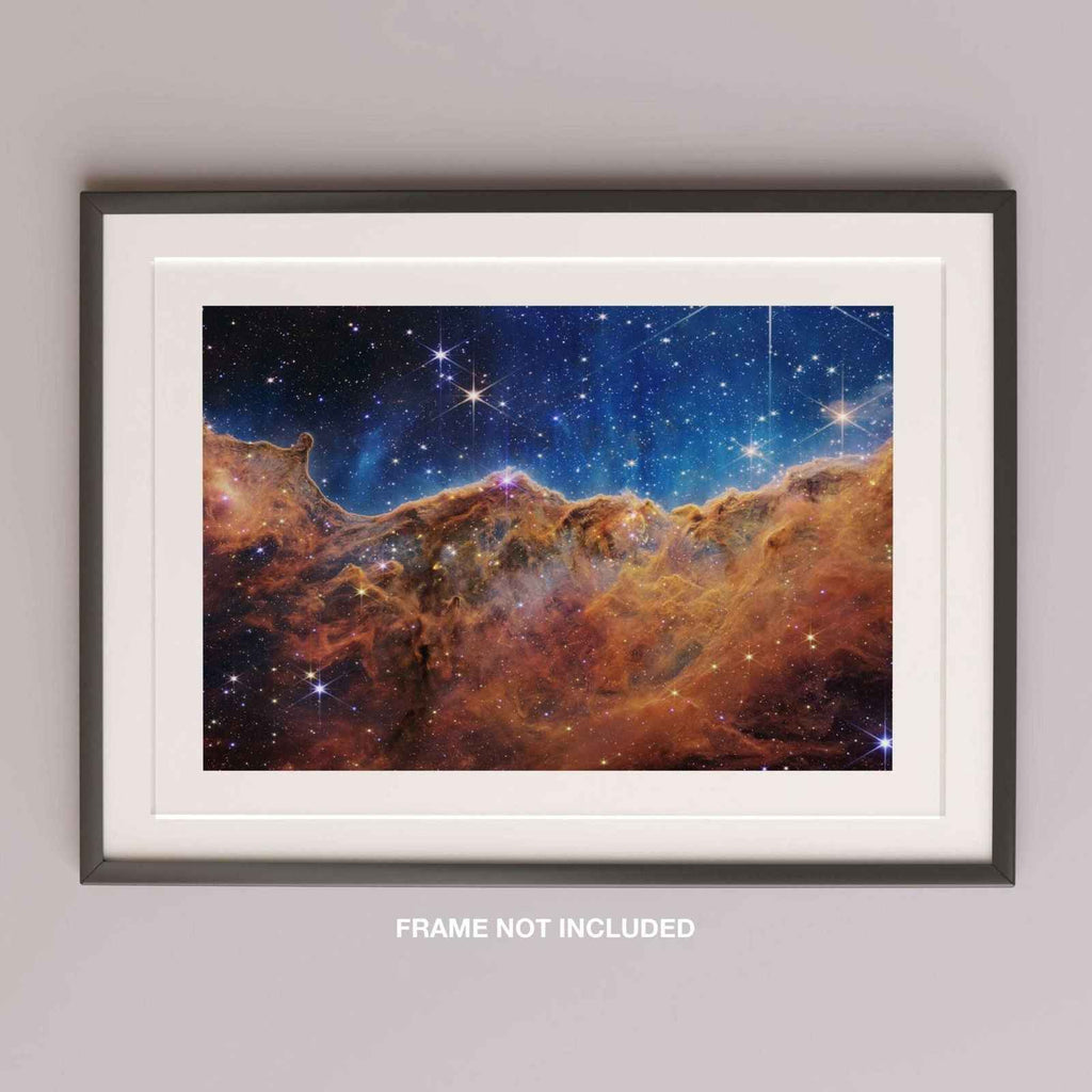 Cosmic Cliffs James Web Space Telescope - Rolled Poster Wall Art Print | House Prints